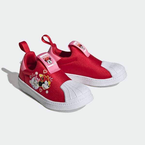 Rojo Tenis Superstar 360 adidas Originals x Disney para Niños