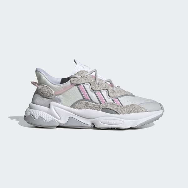 ozweego white pink