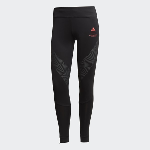 adidas Own The Run Womens Long Running Tights Black Small FS9832