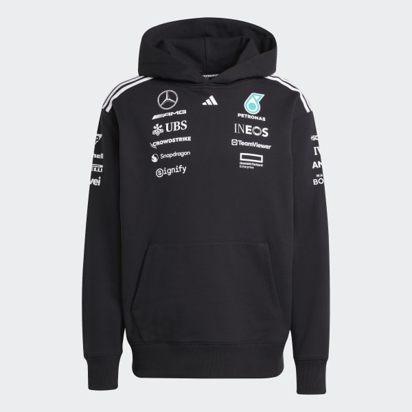 adidas MERCEDES - AMG PETRONAS FORMULA ONE TEAM HOOD - Black