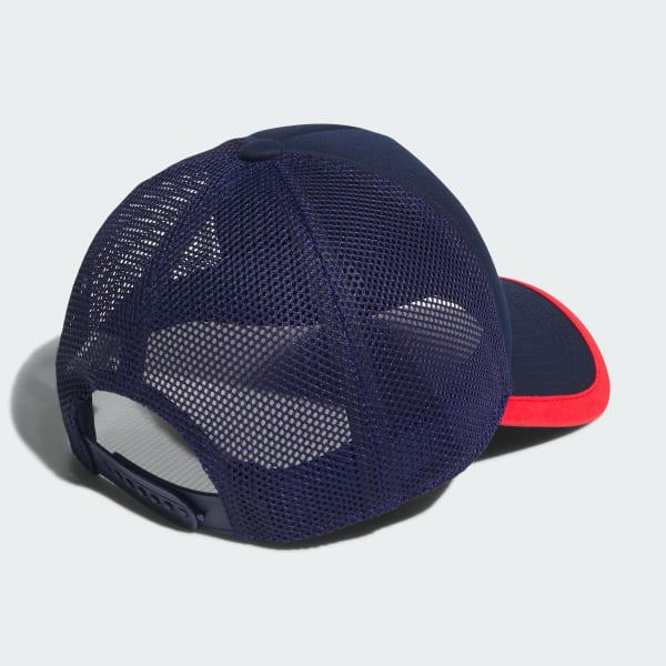 ブルー キッズ トラッカーキャップ