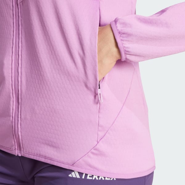 adidas Terrex Xperior Climawarm Light Fleece Hooded Jacket