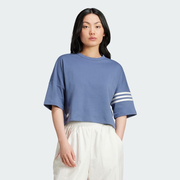 adidas Neuclassics Tee Blue Free Shipping with adiClub adidas US