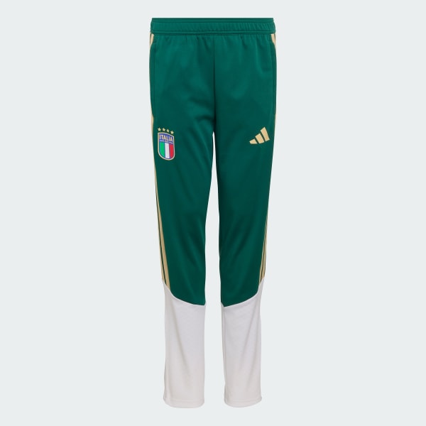 adidas Italy 26 Tiro Kids Training Pants - Green | Free Shipping