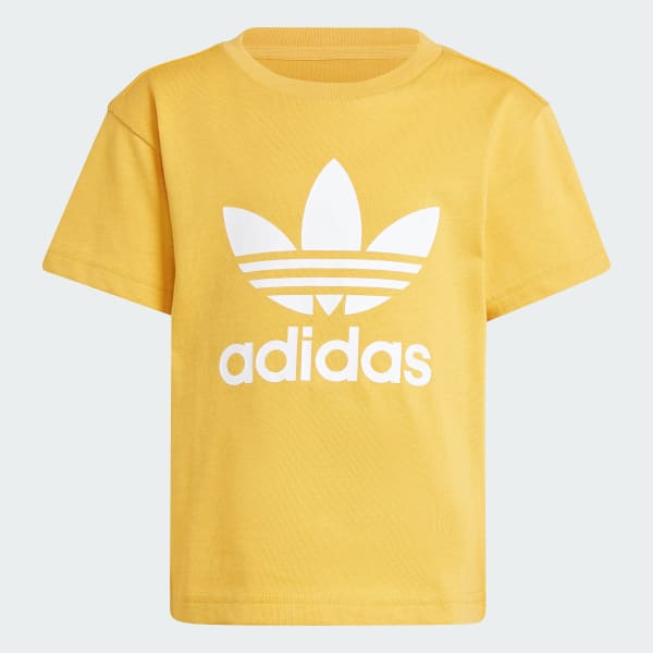 Amarillo Camiseta Adicolor Trifolio Niños