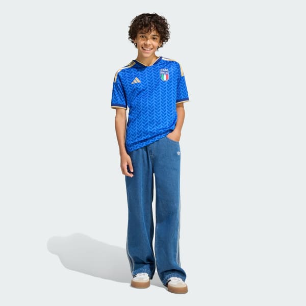 Azul Camisa I Itália 26 Infantil