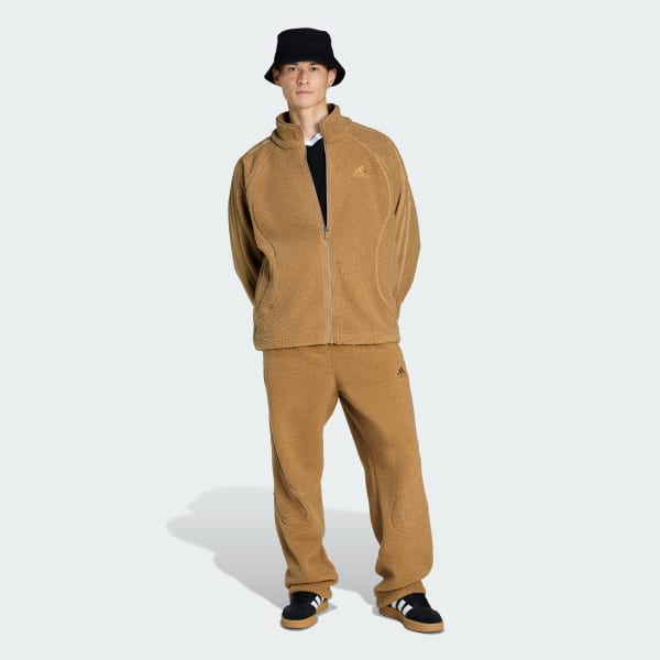 hnědá SPORTOVNÍ TOP BORG FLEECE TEAMGEIST