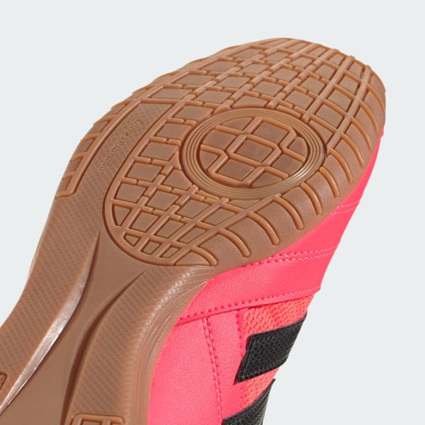 Adidas indoor soccer shoes pink top