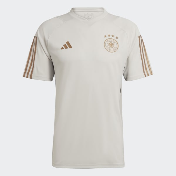 Beige Germany Tiro 23 Training Jersey QC218
