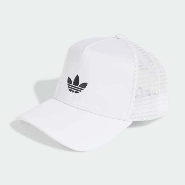 Blanco Gorra Adicolor Classic Curved Foam Trucker