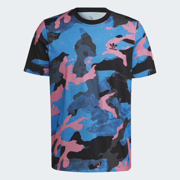 Blau Camo Series Allover Print T-Shirt WH590