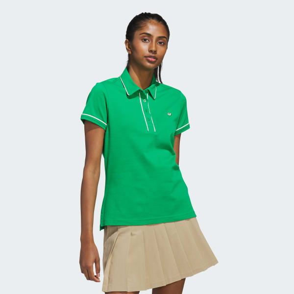 Green Originals Twistknit Trefoil Polo Shirt