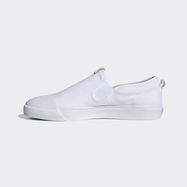 adidas Nizza Slip-On Shoes - White | adidas Canada