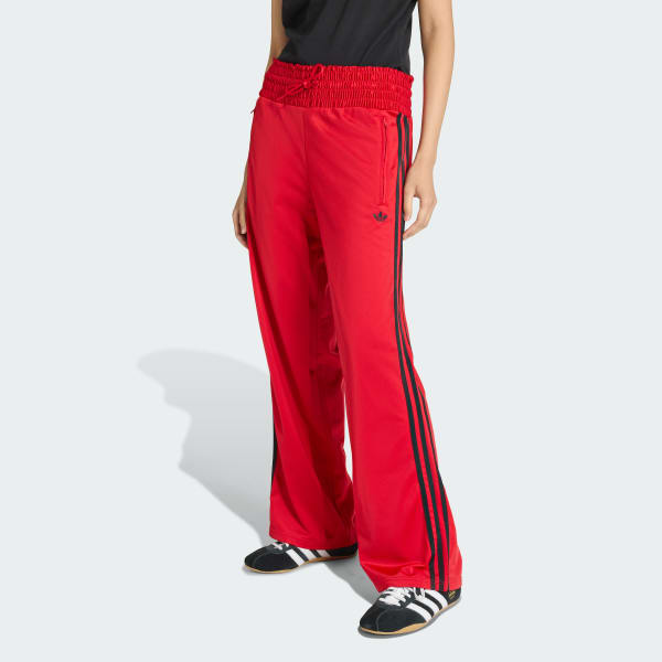 Rosso PANTALONI DA TRACK CON SMOCKING FIREBIRD
