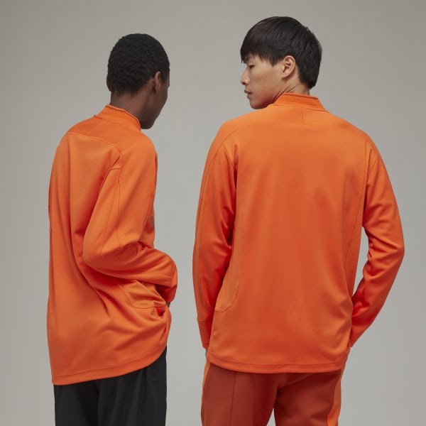 Oransje Y-3 Football Long-Sleeve Top BU658