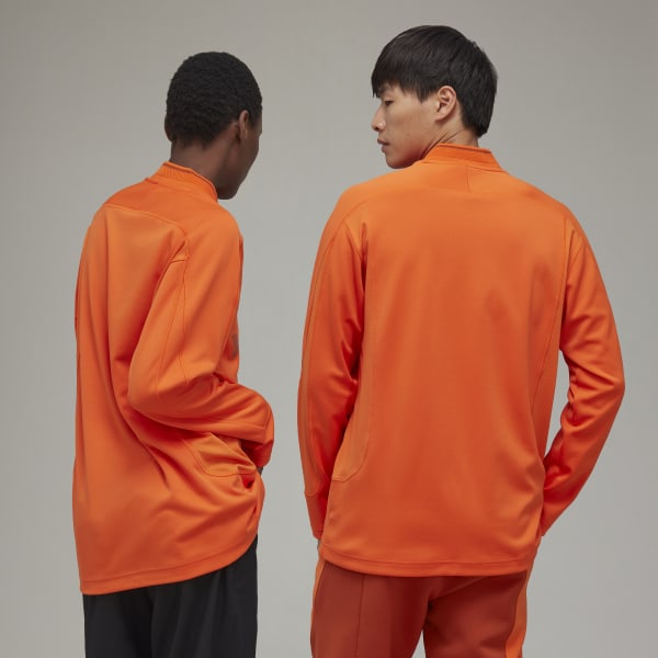 Orange Y-3 Football Long Sleeve T-shirt BU658