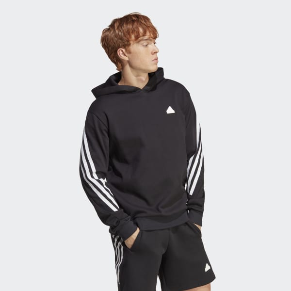 Black Future Icons 3-Stripes Hoodie