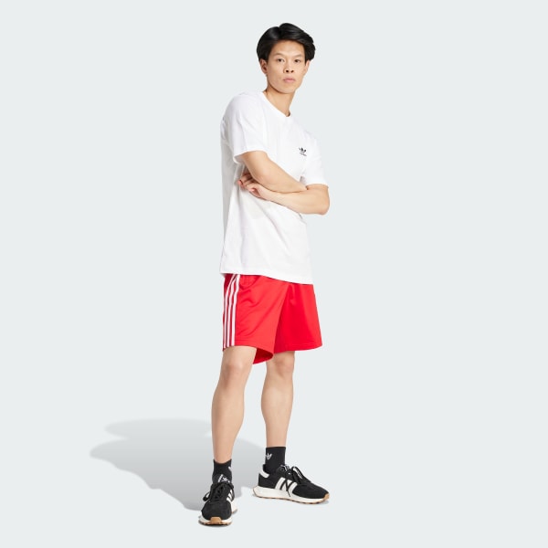 Red Adicolor Firebird Shorts