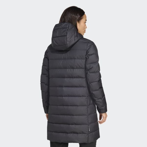 HOODED LIGHT DOWN ブラック M adidas Terrex Multi Light Down Hooded Parka 2.0 - Black