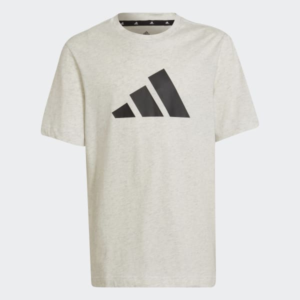 Hvid Future Icons 3-Stripes Logo T-shirt C5371