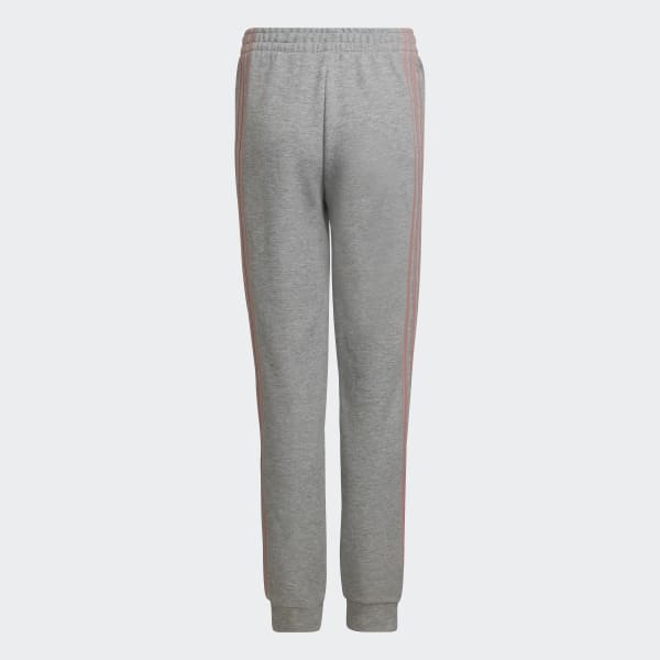 Grey 3-Stripes Tapered Leg Pants