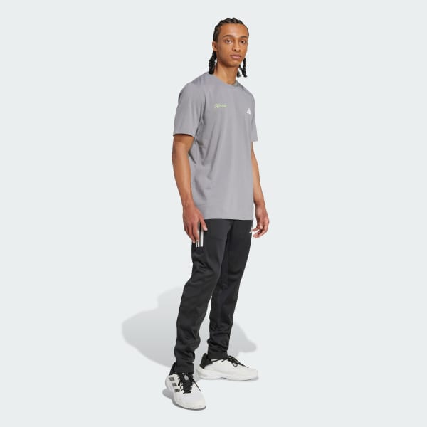 Grey Tennis Graphic Tee