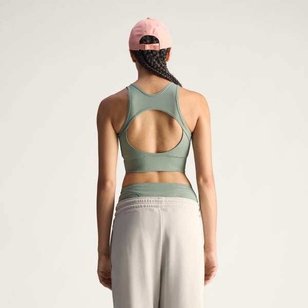 Verde Camiseta corta de entrenamiento adidas by Stella McCartney