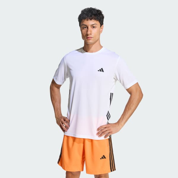 Blanco CAMISETA DE ENTRENAMIENTO ESSENTIALS BASE 3 STRIPES