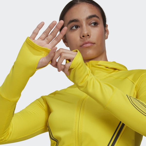 Gul adidas by Stella McCartney TruePace Running Long Sleeve COLD.RDY Track Jacket VT258