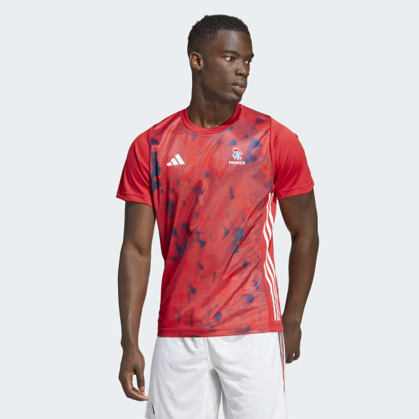 Rot Frankreich Handball T-Shirt