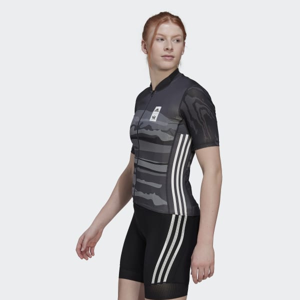 Plomo Maillot - Polo de Ciclismo Manga Corta The Thebe Magugu TC261