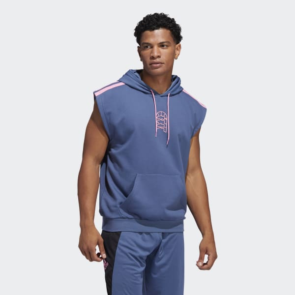 Marchitar Gobernable admiración adidas World Wide Hoops Sleeveless Hoodie (Gender Neutral) - Blue | Unisex  Basketball | adidas US