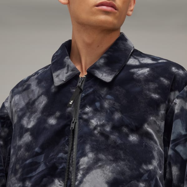 全日本送料無料 アディダス Y-3 ALLOVER PRINT FLOCK NYLON LINER JACKET ブルゾン
