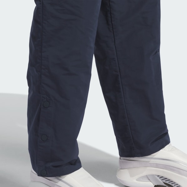 adidas Basketball Woven Snap Tracksuit Bottoms - Blue | adidas UK