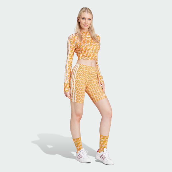 Amarillo Calzas Cortas adidas x FARM Rio Tiro Medio