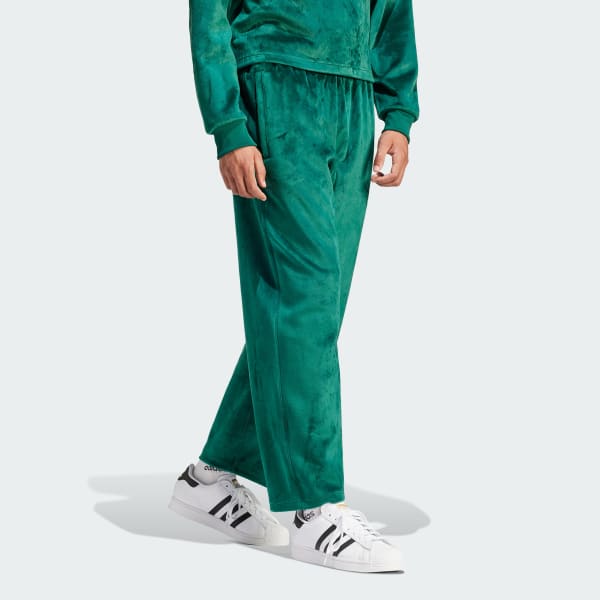 Green Premium Essentials+ Velour Pants