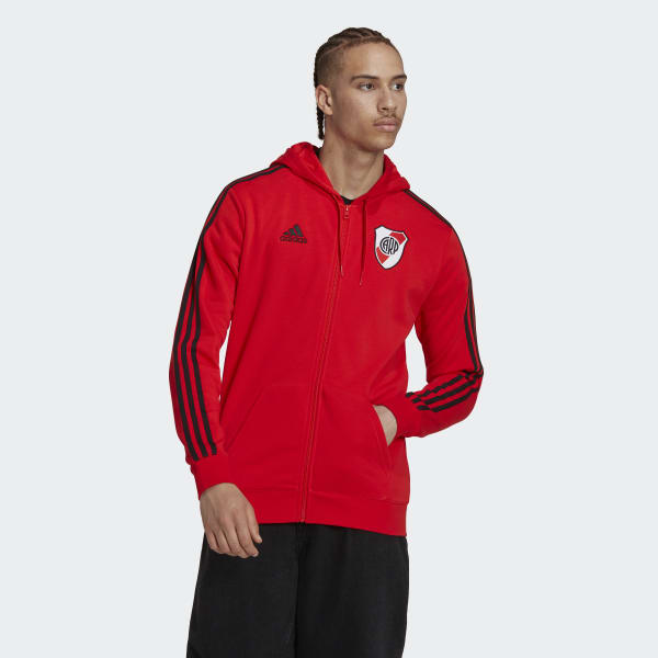 adidas River Plate 3-Stripes Hoodie - Soccer | adidas US