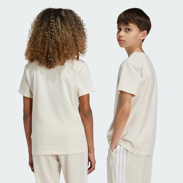 Wit Adicolor Trefoil T-shirt Kids