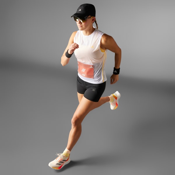 Blanco Remera Adizero Running