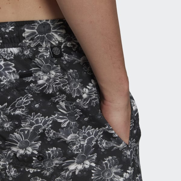 cerná Plavecké šortky Short Length Graphic (unisex) MIR77
