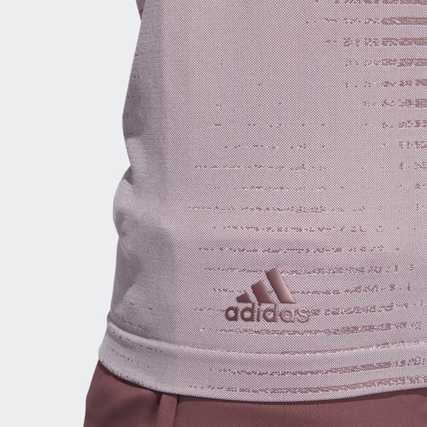 Weinrot Primeknit Sleeveless Poloshirt V9123