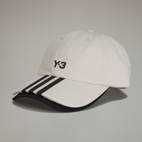 Grey Y-3 Stripes Cap