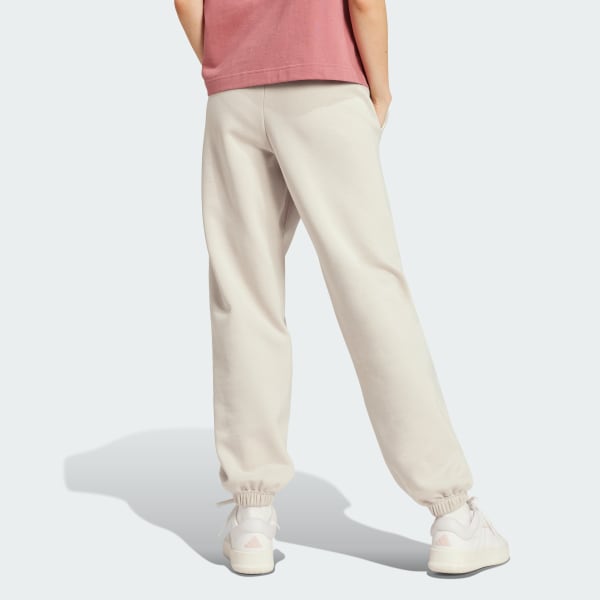 Beige Pantalón ALL SZN Holgado Tela Fleece