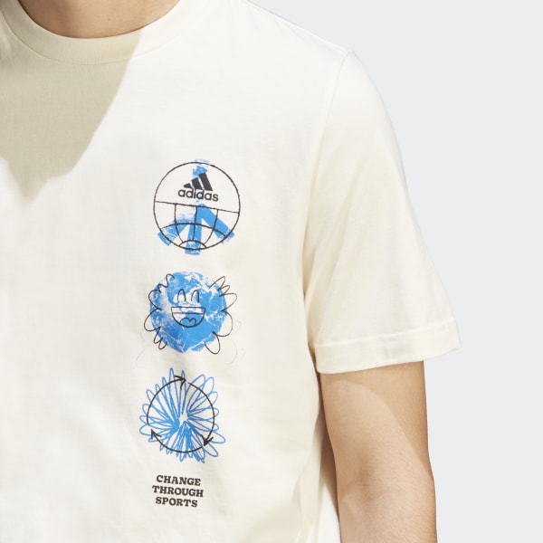 adidas Sportswear Change Through Sports Triple Tee White adidas Thailand