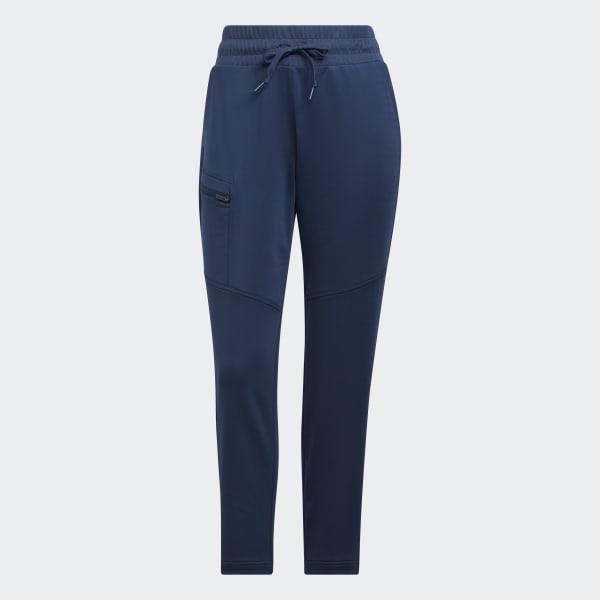 Blue Warp Knit Cargo Golf Pants
