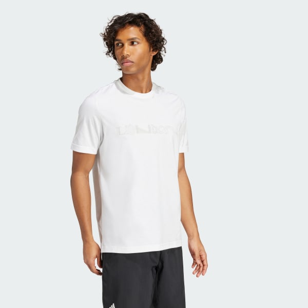 Blanc T-shirt de tennis graphique London