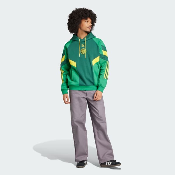 Vert Sweat-shirt à capuche Celtic FC Originals