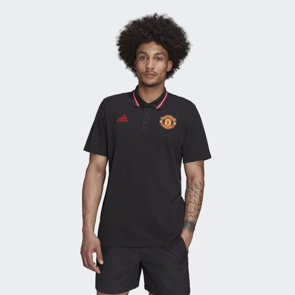 Czerń Manchester United DNA Polo Shirt P1384