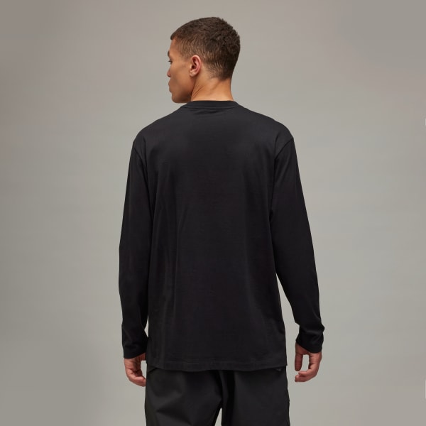 Black Y-3 긴팔 티