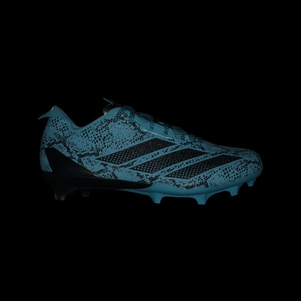 Blue Adizero Electric II Exotic Speed Football Cleats
